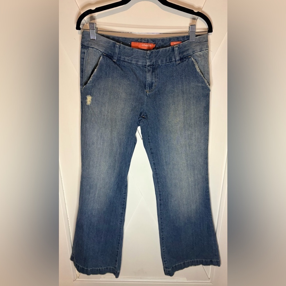 Choice by Calvin Klein Jeans Size 30 Trouser Jeans with Distressing Classic Blue